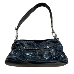 Reaction by Kenneth Cole Vintage Black Shoulder Bag Purse